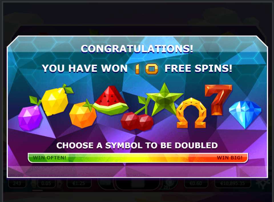 Бесплатные вращения в автомате Пара Фри-спины в слоте Doubles