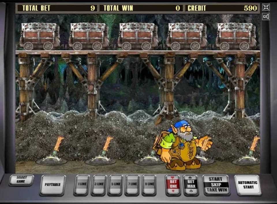 Бонусный гейм в автомате Гном Бонусная игра в слоте Gnome