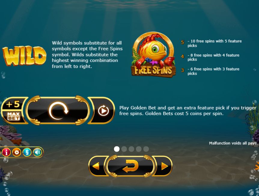 Дикий символ Golden Fish Tank